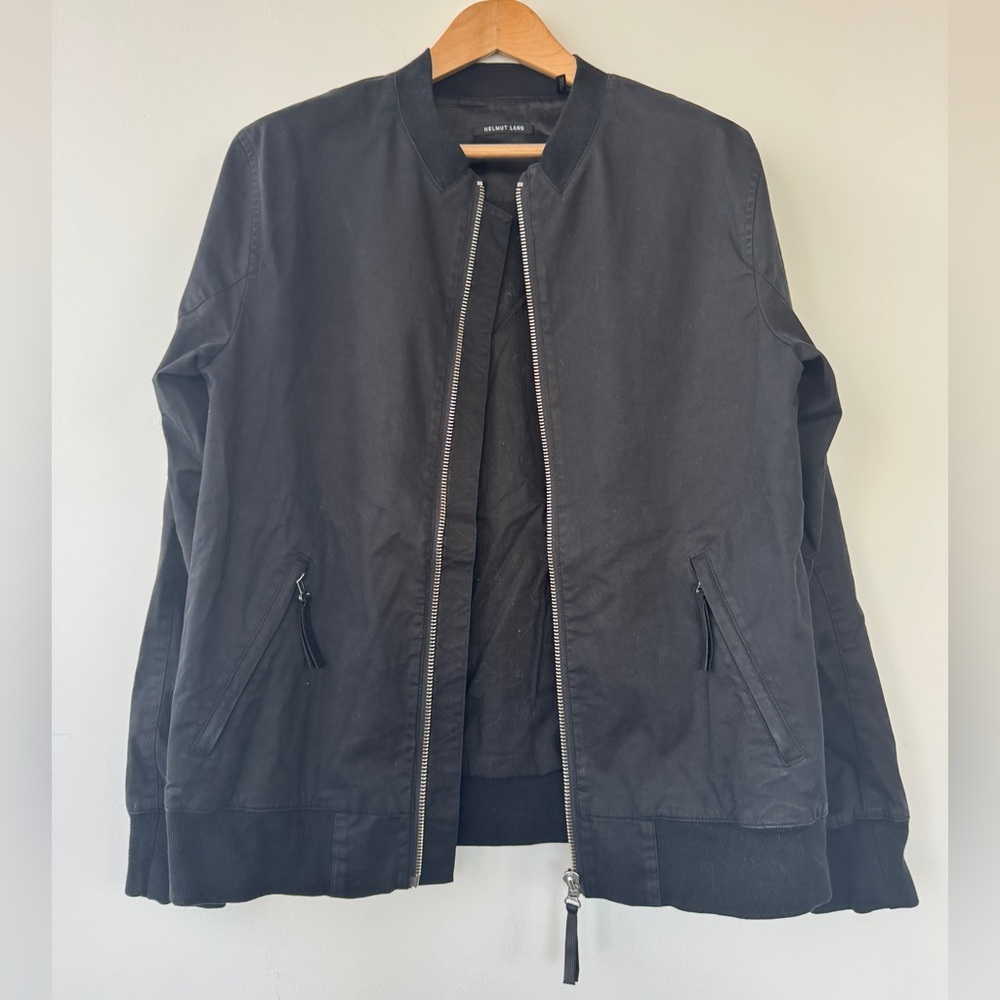 Helmut Lang Men's Black Bomber Jacket